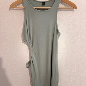 Mini Dress/ light green/Zaful
